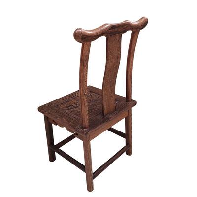 鸡翅木靠背椅实木家用老人新中式客厅餐桌茶桌红木官帽椅