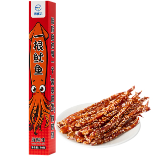 海食记即食一根鱿鱼北海特产鱿鱼丝手撕辣条追剧办公海鲜小吃零食