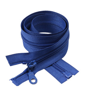 5号尼龙拉链开尾80cm彩色金属拉链头手工diy随意裁剪衣服开口拉链