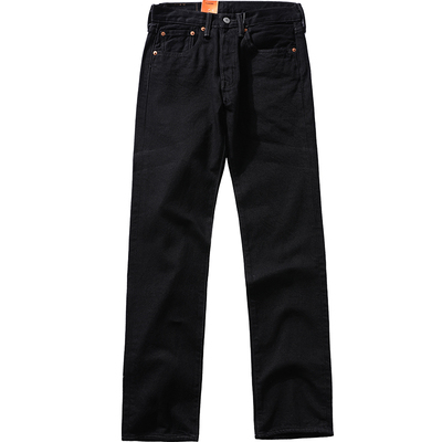 levis李维斯501黑色百搭牛仔裤男