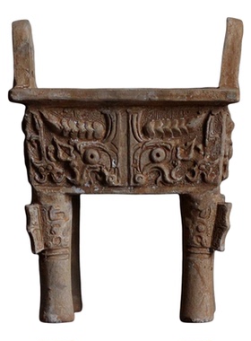 仿古陶器陶鼎摆件大全