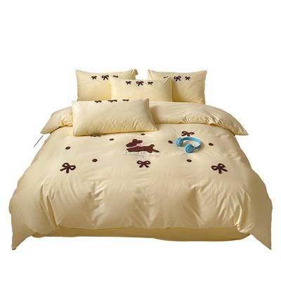 思百舍清新100新疆长绒棉四件套