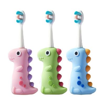 爱贝迪拉软毛设计儿童牙刷恐龙