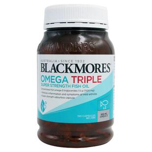 澳洲BLACKMORES澳佳宝鱼油深海mini鱼肝油400粒无腥味omega3进口