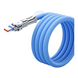 能适Type-C数据线100W快充6A适用华为vivo小米oppo可旋转tpyec超级pura70闪充tc安卓车载tapyc充电器线加长60