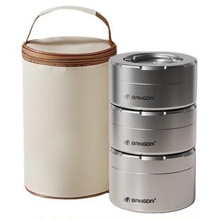 秋冬保温饭盒316L不锈钢上班族密封防漏便当盒学生带饭儿童小汤碗