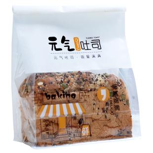 吐司包装袋450g面包袋切片吐司袋日式方包烘焙袋元气土司袋子自封