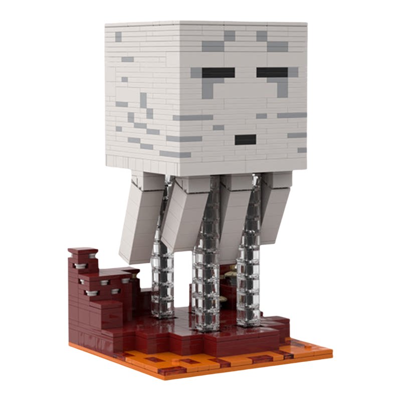 我的世界恶魂积木模型玩具礼物