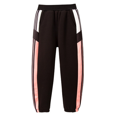 女童一体绒过冬保暖裤