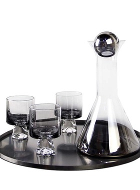 北欧轻奢酒具摆件水晶玻璃工艺