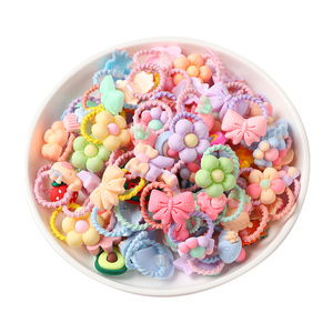 婴儿拇指发圈不伤发小号头饰儿童皮筋女童宝宝扎头发绳高弹力头绳