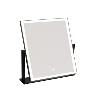 化妆镜带灯LED智能化妆镜子梳妆桌面可旋转化妆师专用化妆镜usb线