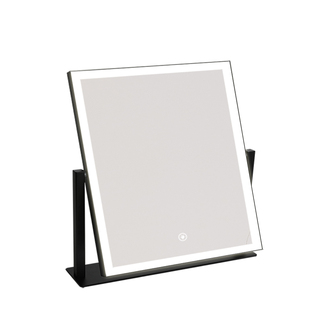 化妆镜带灯LED智能化妆镜子梳妆桌面可旋转化妆师专用化妆镜usb线