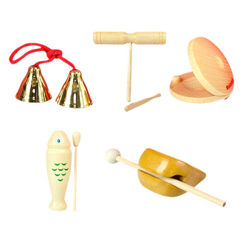 小学生木鱼打击乐器一年级上册音乐清单奥尔夫梆子响板双响筒碰铃