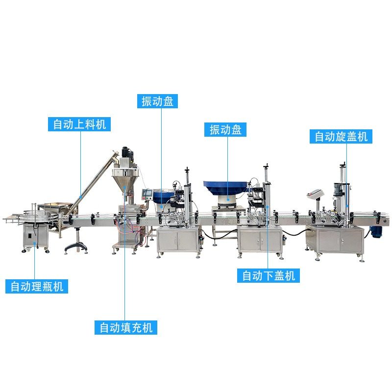 厂家直供粉剂灌装机瓶装包装机生产线设备全自动流水线