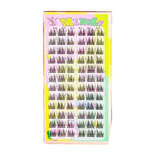 梦鹿双尖太阳花假睫毛女超自然大容量12排浓密分段式三部曲网红