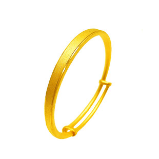 新款仿越南沙金手镯推拉 镀金假黄金装饰手镯首饰女久不掉色