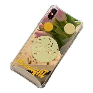 pomp “奶酪月球”原创设计艺术镜面手机壳撞色防摔全包保护软壳