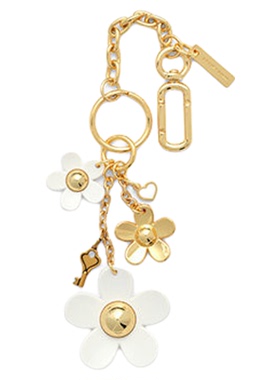 【双11】MARC JACOBS/莫杰 CHARM 金属雏菊花朵设计包袋挂饰