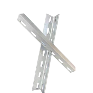 热镀锌角铁带孔角钢材冲孔热镀锌组装货架冲孔花边角钢三角铁支架