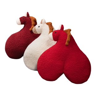 2026屁屁马抱枕马屁股玩偶办公室午睡枕靠垫沙发靠枕新年礼物女生