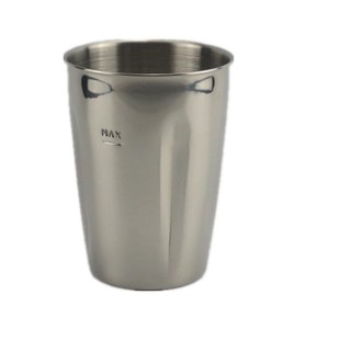 直供德国 304不锈钢双层大漱口杯 牙刷杯 啤酒杯 笔筒大容量800ML