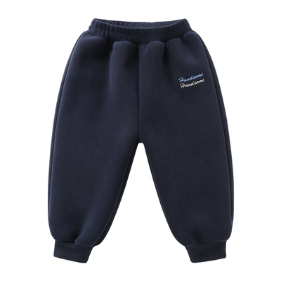 男童奥利绒运动长裤子秋装秋冬