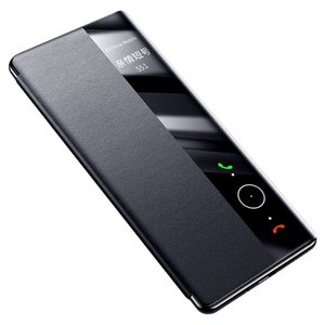 适用Mate40真皮磁吸翻盖式手机壳