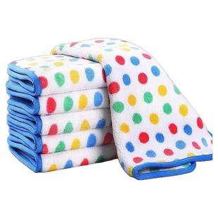 圆点抹布厨房专用洗碗不易沾油吸水保洁柔软毛巾家用清洁厨房抹布