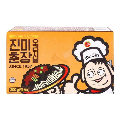 韩国真味春酱酱料拌酱进口韩式炸酱面专用酱黑酱杂酱面拌面调料