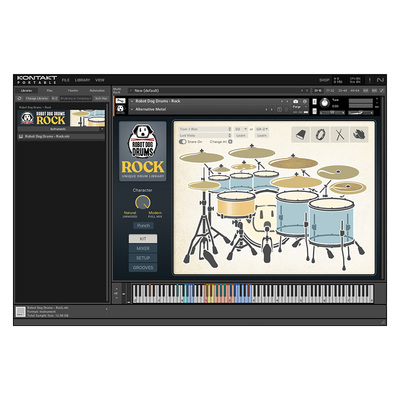金属摇滚架子鼓音源RDD机器狗鼓