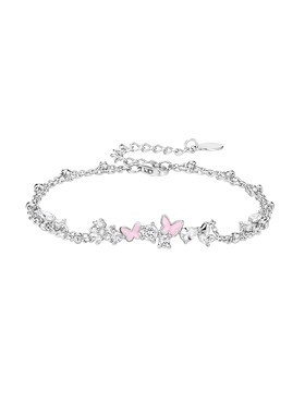 KADER开朵夜光蝴蝶手链女生纯银轻奢小众精致手饰生日礼物送闺蜜