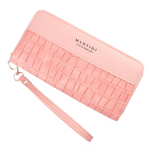 2025女士钱包长款新时尚大容量单双拉链送妈妈放装手机抓拿皮夹子