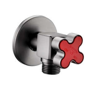 潜水艇球阀全铜大流量冷热水三角阀热水器角阀马桶水阀直通开关阀