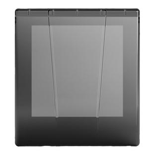 滑盖防水盒86型浴室浴霸粘贴开关防水罩向下手推式插座防水盖超薄