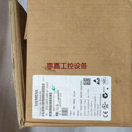 西门子6SL32250BE311AA1全新带包装功请询价