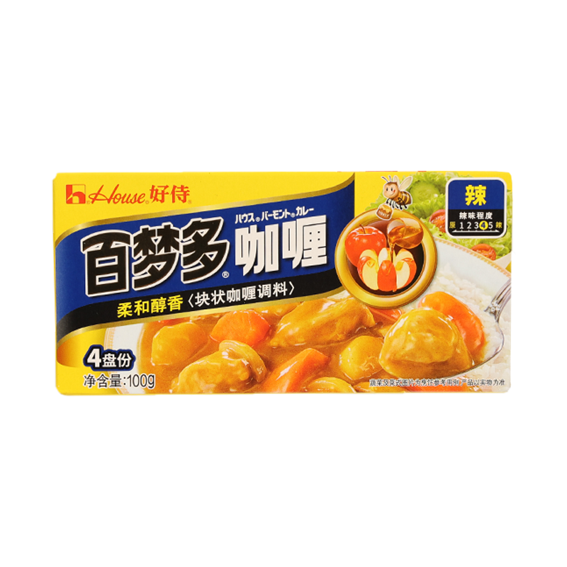 好侍百梦多咖喱块整箱速食嘎哩料