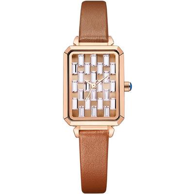 圣缇斯sotoiru闪钻简约小巧手表