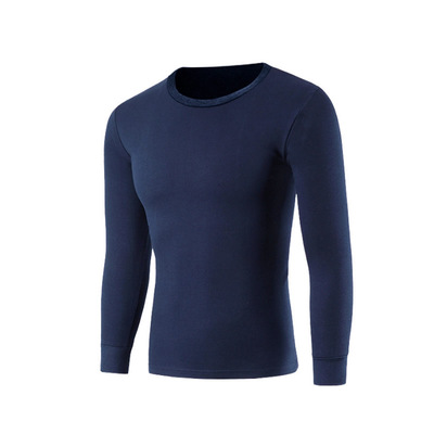 红豆秋衣男士女士纯棉单件上衣