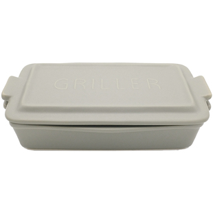 日本制Meister Hand带盖烤盘一人食早餐盘可烤箱烘焙明火可用