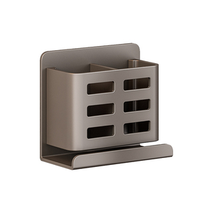 梳子收纳筒浴室卫生间剃须刀壁挂式墙上免打孔架子牙膏牙刷置物架