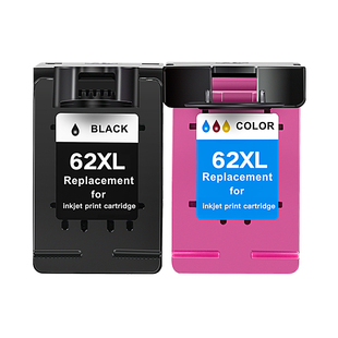 墨道原装 适用惠普62墨盒HP62xl墨盒惠普officejet200 258 7640 5740 打印机大容量可加墨