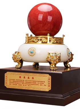 公司开业红色桌面摆件乔迁礼品