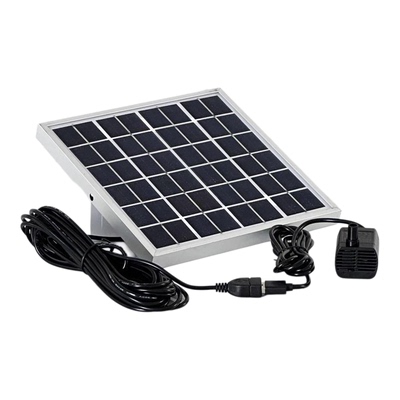 太阳能竹子流水器鱼缸过滤增氧