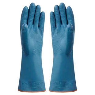 加绒洗碗手套一体绒专用冬季保暖防水厨房家务洗衣服短款耐用耐磨