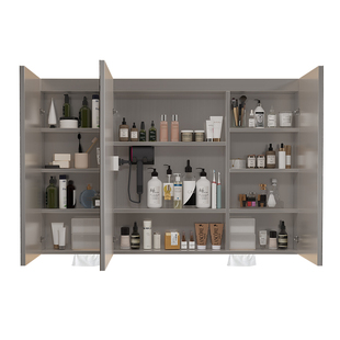 先姿镜柜智能浴室不锈钢定制通顶新款卫生间厕所收纳单独抽纸