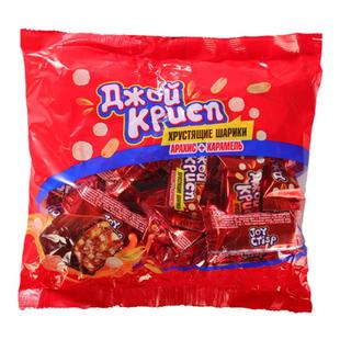 俄罗斯进口巧克力夹心糖俄洛哆花生牛轧糖榛子葡萄干糖果喜糖年货