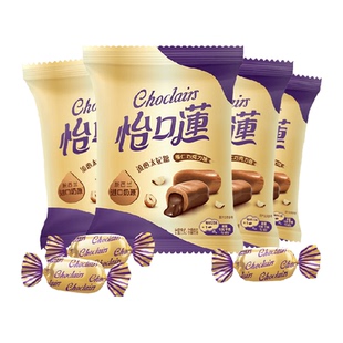 怡口蓮怡口莲榛仁味太妃糖果散装零食喜糖出游网红休闲零食品批发