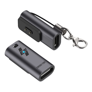 SIKAI适用于小米手环10/9/9Pro8充电转接头红米watch6/5/4手表磁吸迷你typec便携充底座充电替换充电线套装