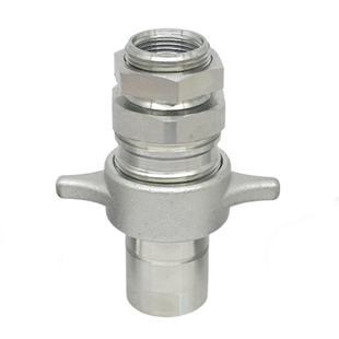 海沃自卸车液压快速接头螺纹锁紧式翻斗车液压油缸超高压快速接头